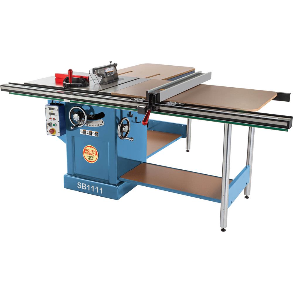 10" 3 HP 220V Table Saw With Extension Rails