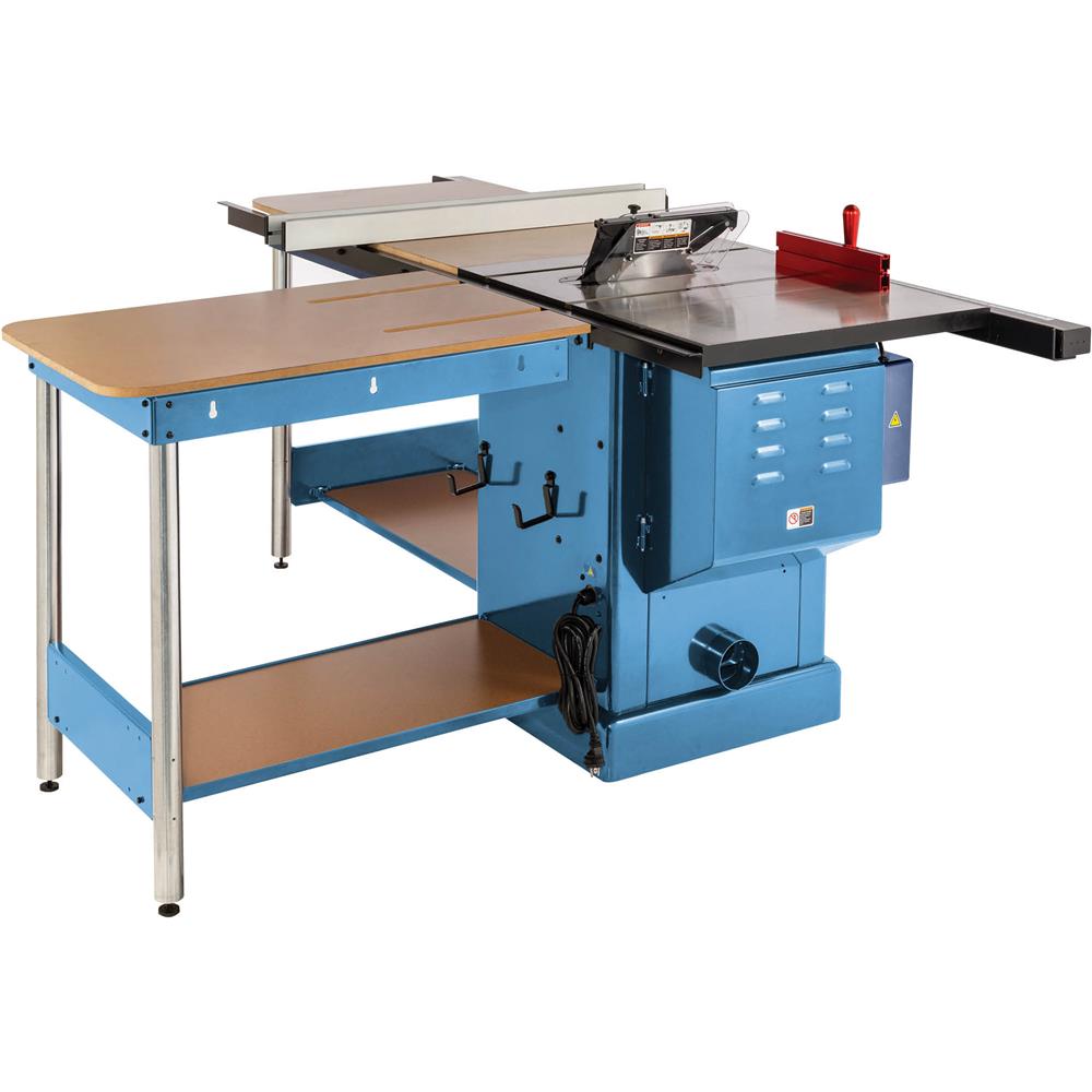 10" 3 HP 220V Table Saw With Extension Rails