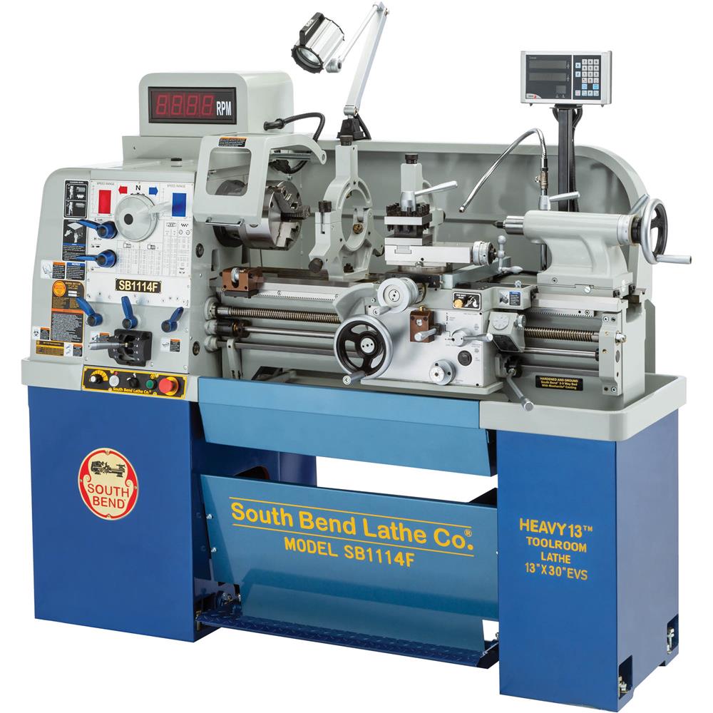 13" x 30" EVS Lathe with DRO