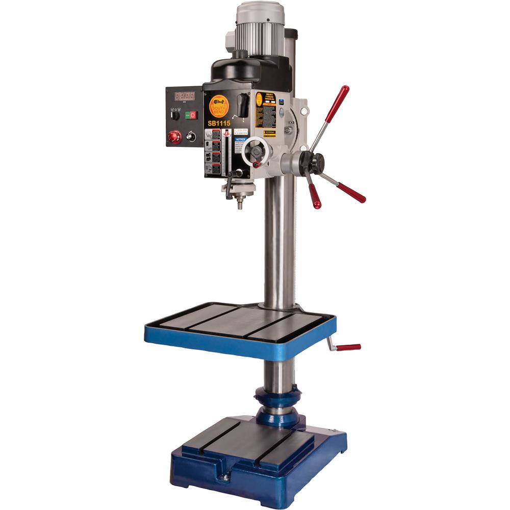 21" Variable-Speed Gearhead Drill Press