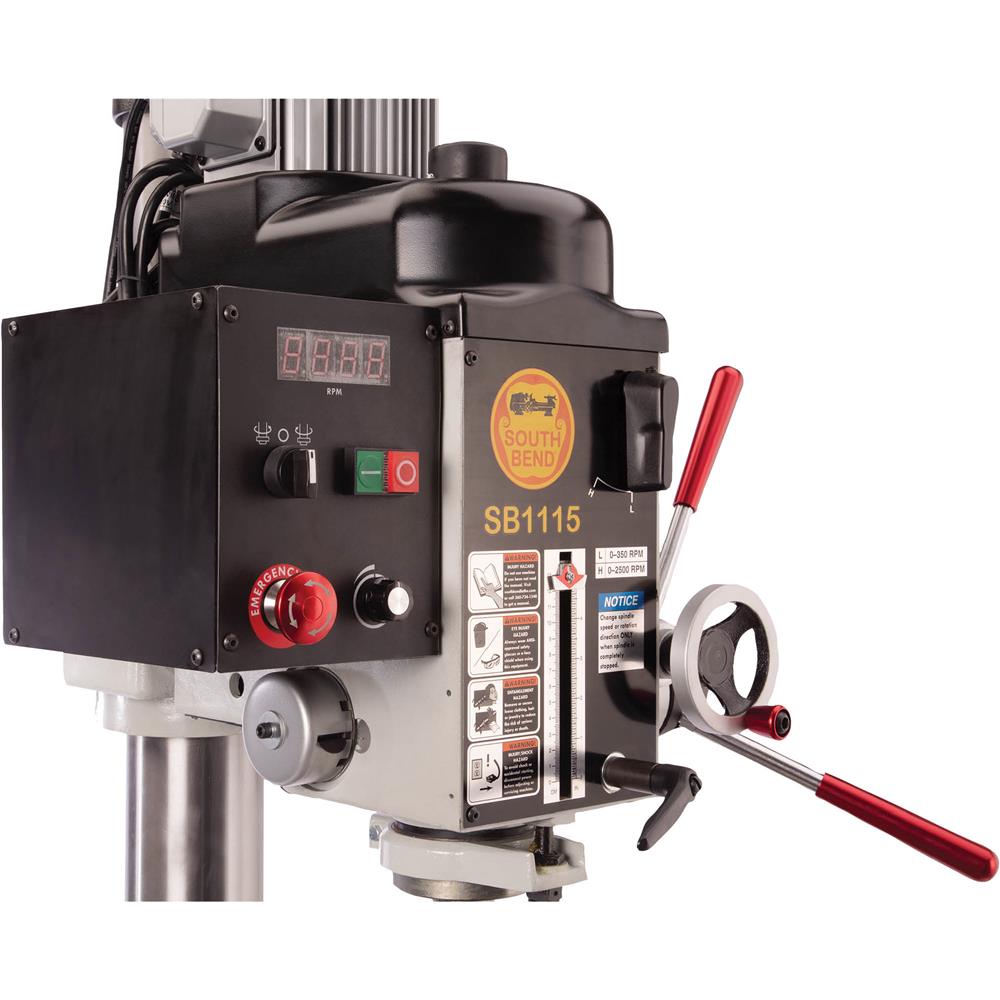 21" Variable-Speed Gearhead Drill Press
