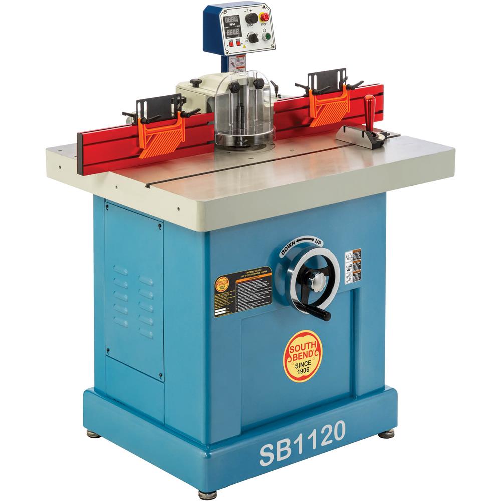 5 HP 3-Phase Variable-Speed Spindle Shaper