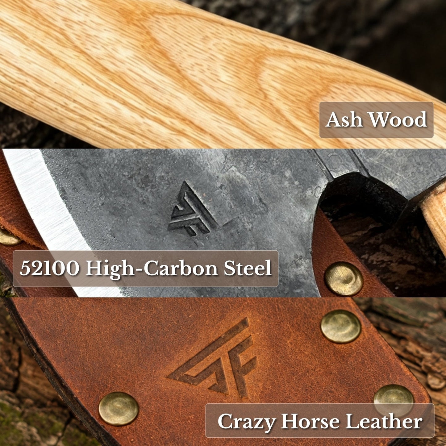 Small Carving Axe, 0.65 kg (1.43 lb)