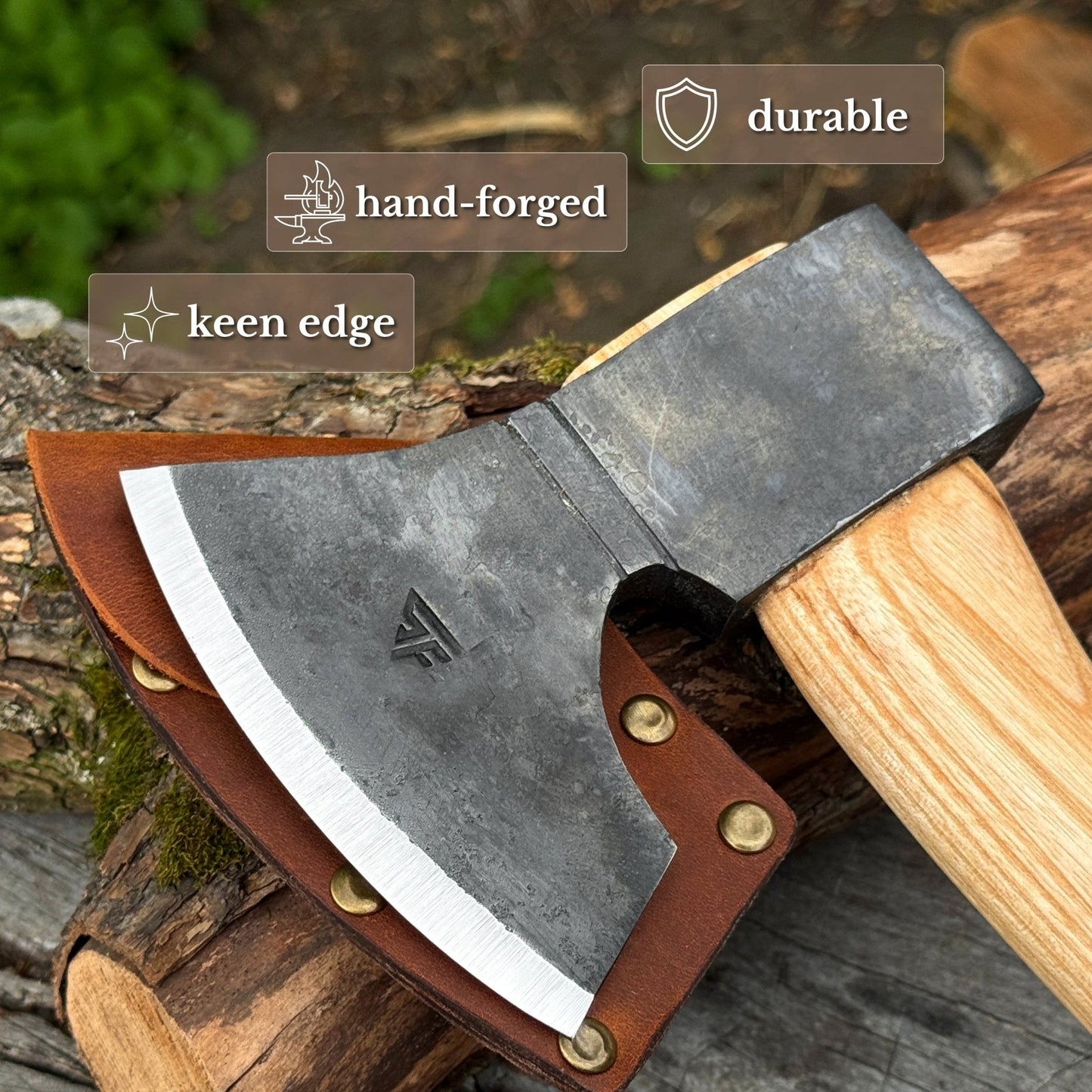 Small Carving Axe, 0.65 kg (1.43 lb)