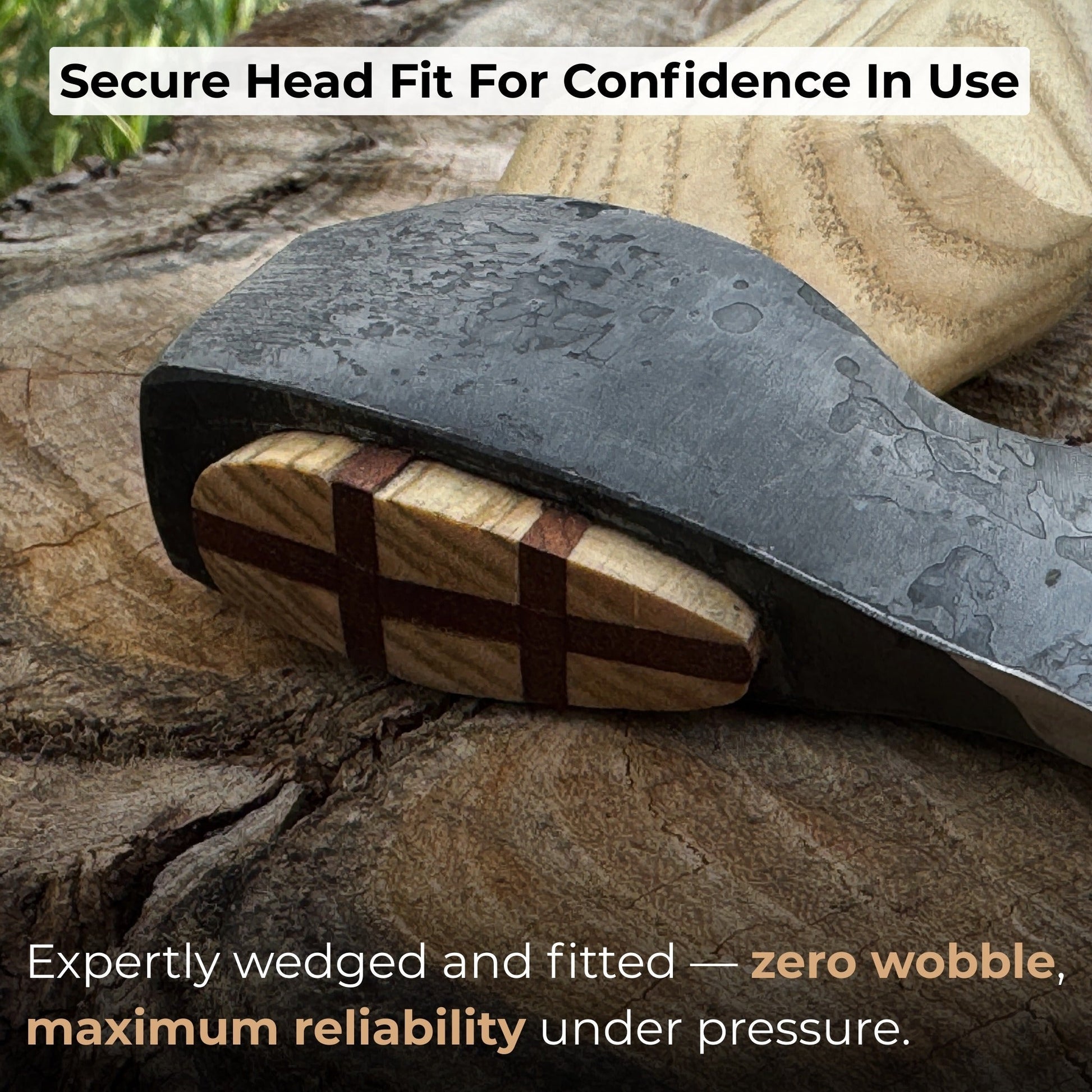 Small Carving Axe with Leather Sheath, 0.47 kg (1 lb) - Norfolk Wood Shop