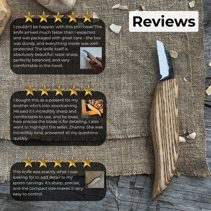 Small Chip Carving Knife, 3 cm (1.2 inches)