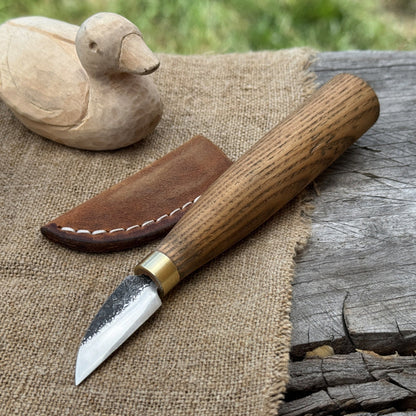 Small Chip Carving Knife, 3.5 cm (1.38 inches) - Norfolk Wood Shop