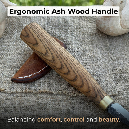 Small Chip Carving Knife, 3.5 cm (1.38 inches) - Norfolk Wood Shop