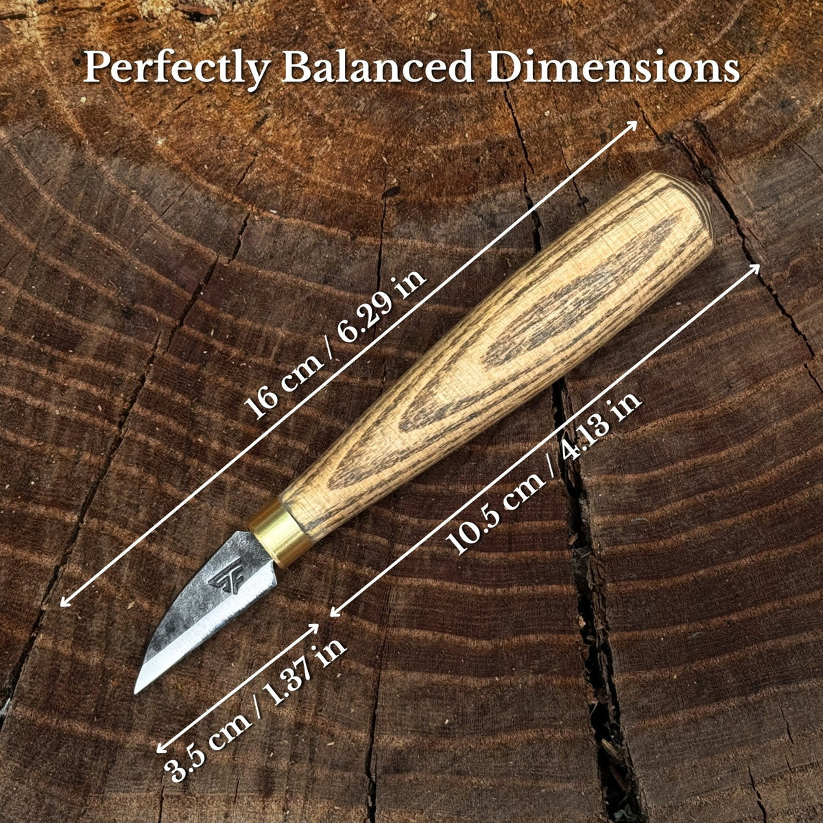 Small Chip Carving Knife, 3.5 cm (1.38 inches)