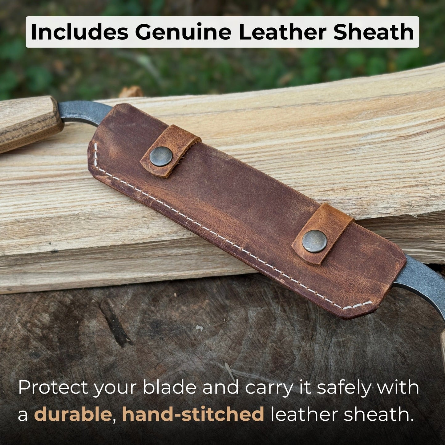 Small Straight Drawknife, 14.5 cm (5.7 inches) Cutting Edge - Norfolk Wood Shop