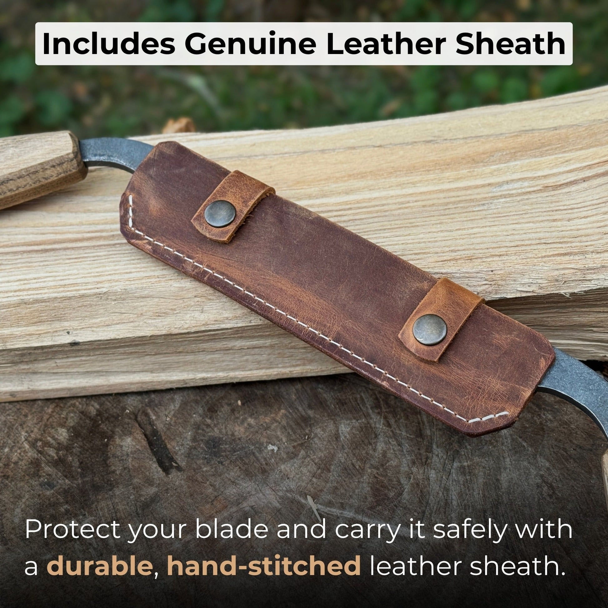 Small Straight Drawknife, 14.5 cm (5.7 inches) Cutting Edge - Norfolk Wood Shop