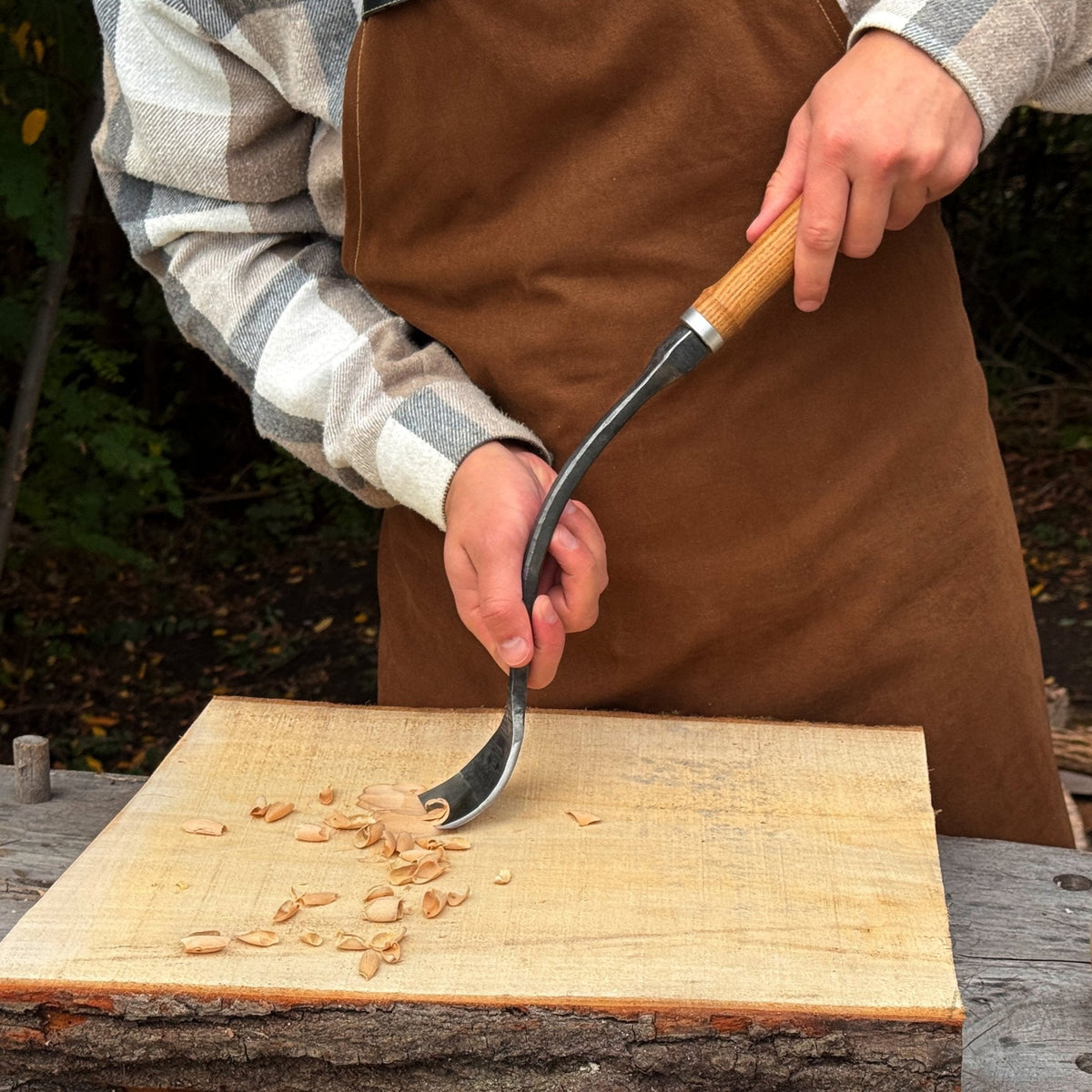 Spoon (Short) Bent Gouge, 50 mm / 2 in