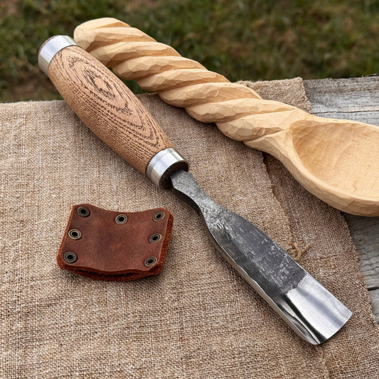 Straight Gouge (Rounded Chisel), 10 - 45 mm (0.4 - 1.8 inches)