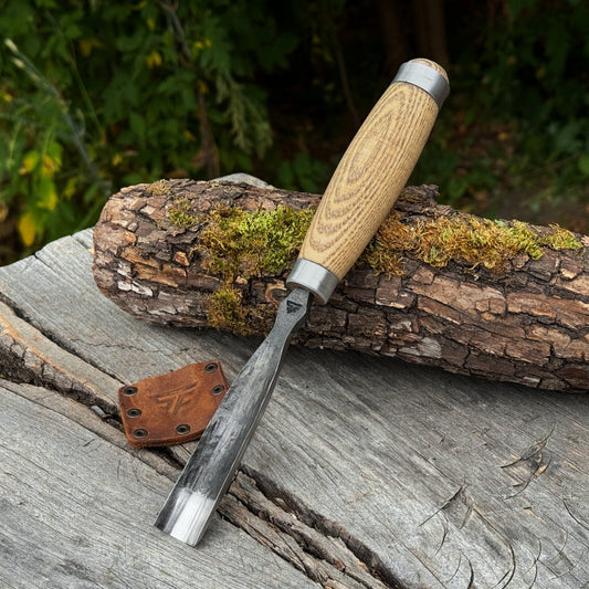 Straight Gouge (Rounded Chisel), 10-45 mm / 0.4-1.8 in