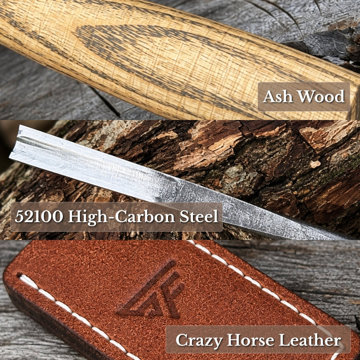 Straight Wood Carving Gouge, 5-12 mm / 0.20-0.47 in
