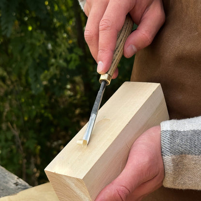Straight Wood Carving Gouge, 5-12 mm / 0.20-0.47 in