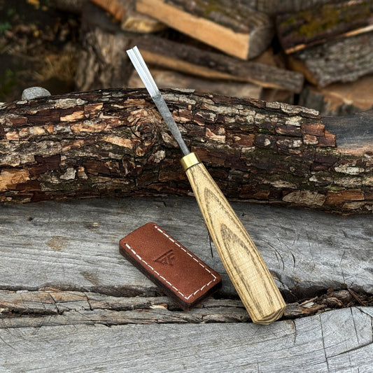 Straight Wood Carving Gouge, 5-12 mm / 0.20-0.47 in