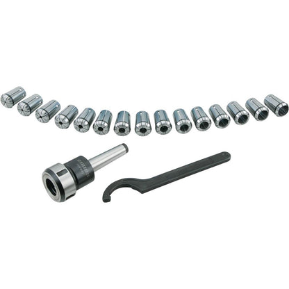 16-Pc. MT3 Quick Change Collet Set
