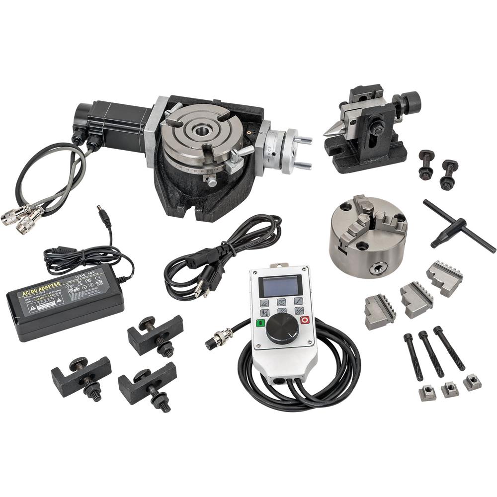 4-3/8" Power DRO Rotary Table Set