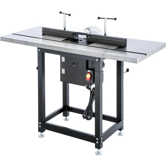 Router Table with Lift and Cast-Iron Wings