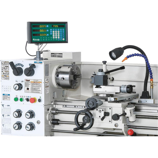 5-15/16" x 31-1/2" 2-Axis Lathe DRO
