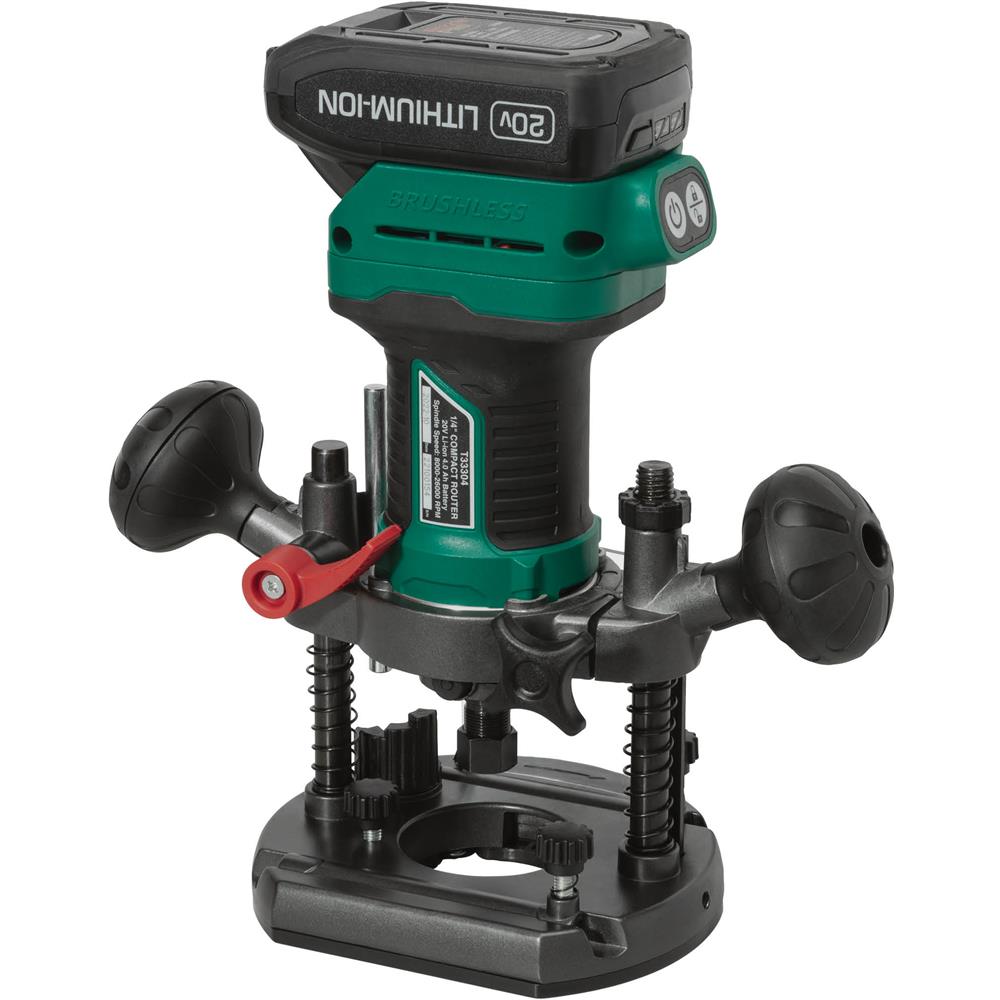 20V 1/4" Plunge Router with Li-Ion Battery (Charger Not Included)