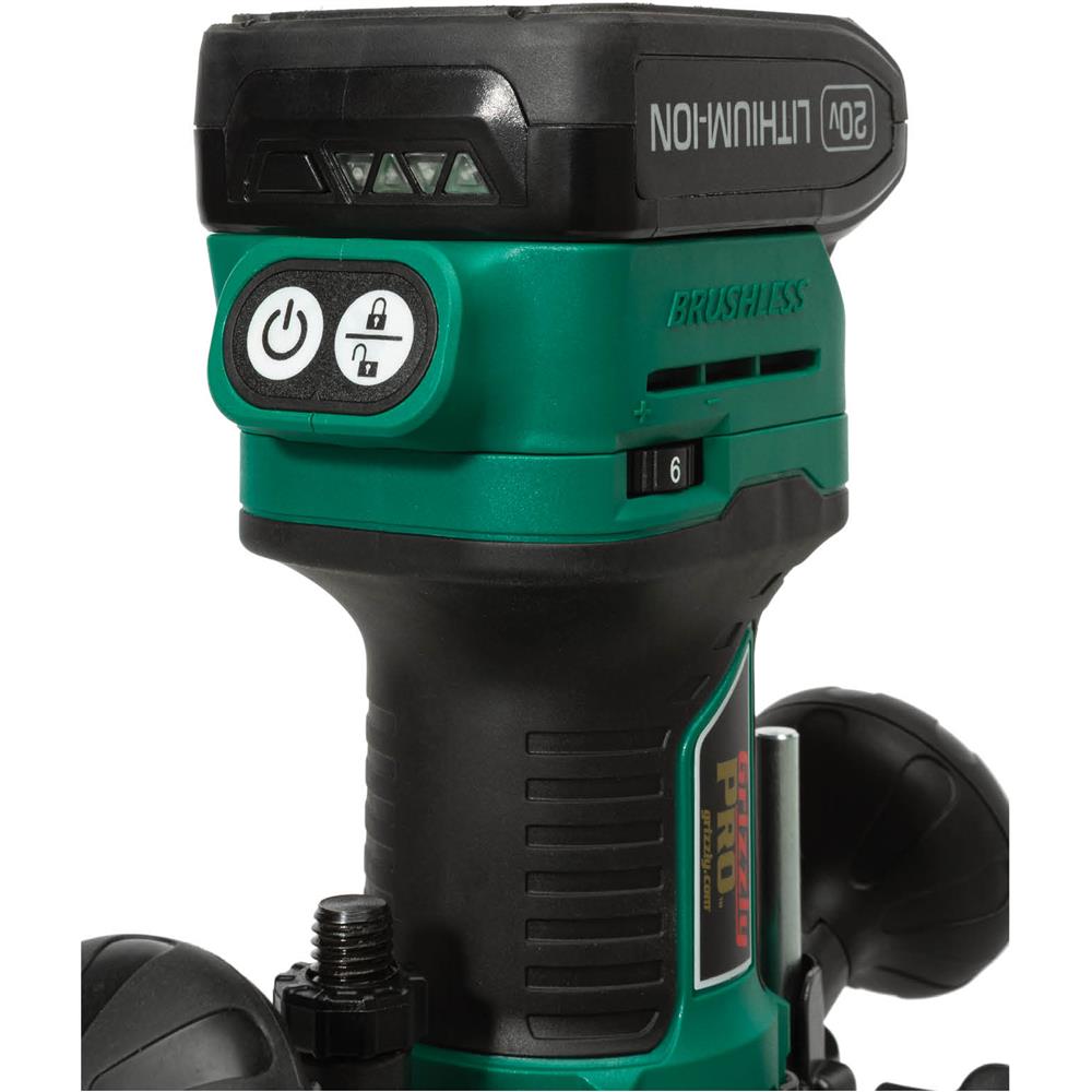 20V 1/4" Plunge Router with Li-Ion Battery (Charger Not Included)