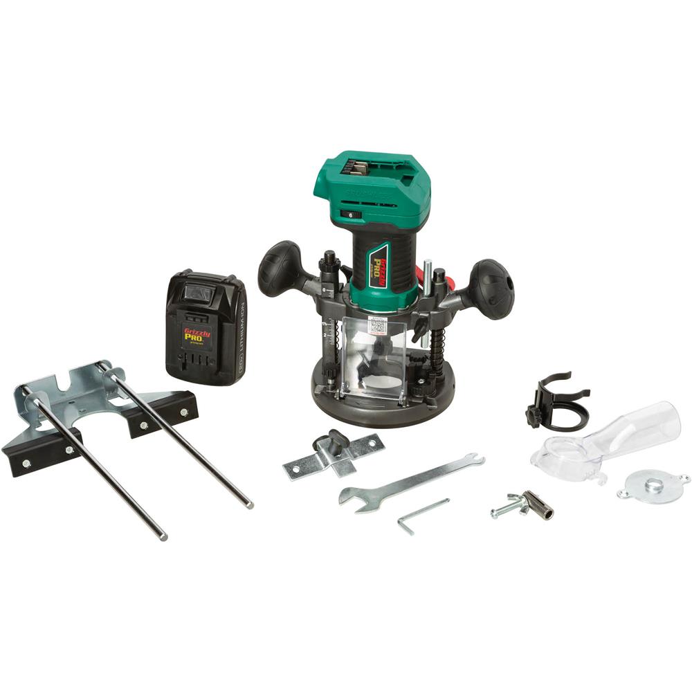 20V 1/4" Plunge Router with Li-Ion Battery (Charger Not Included)