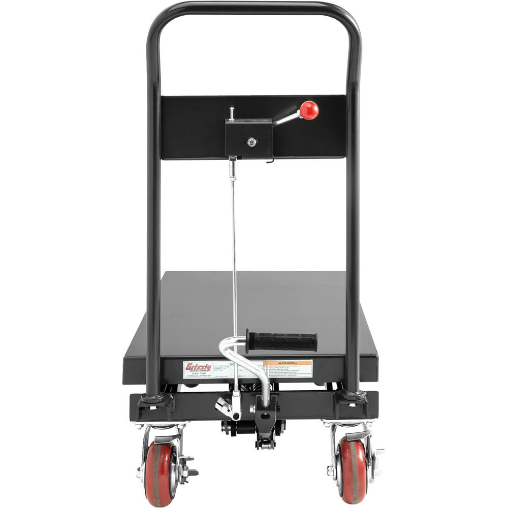 Hydraulic Lifting Cart, 1100 Lb. Capacity