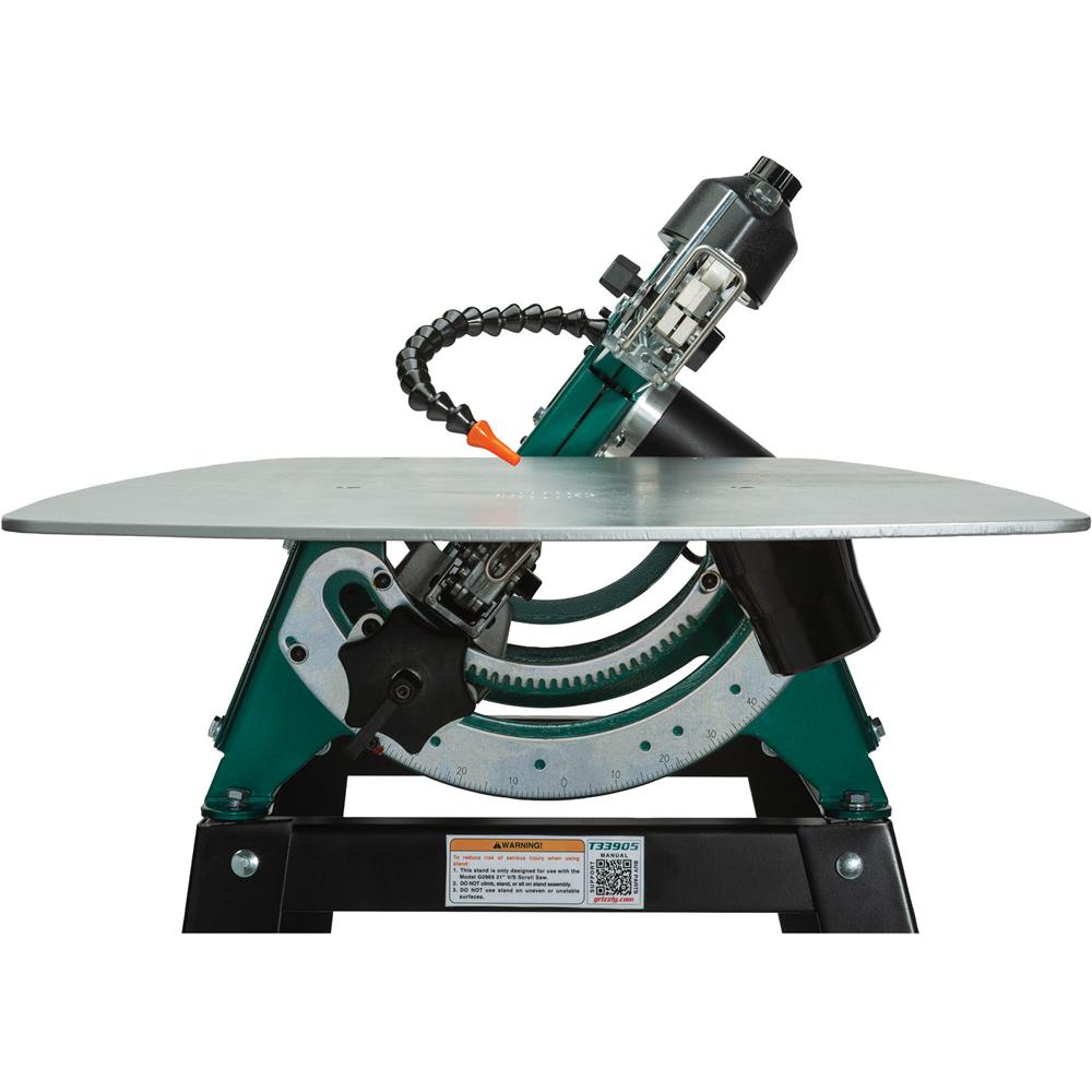 21" Variable-Speed Scroll Saw with Foot Pedal and Stand