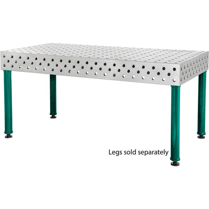 78" x 39" 3D Steel Nitride-Coated Welding Tabletop