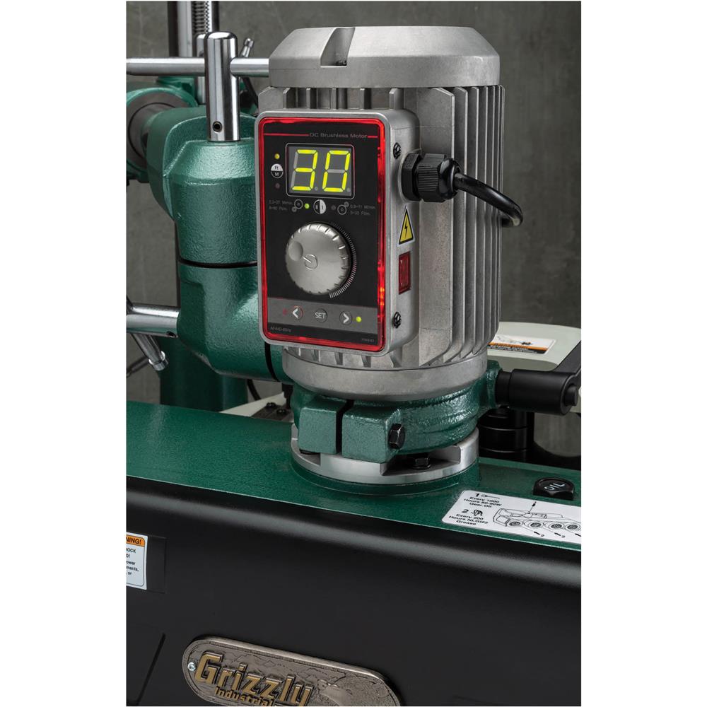 1 HP Variable-Speed 4-Roller Power Feeder, Single-Phase