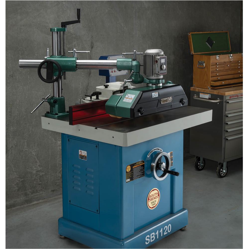 1 HP Variable-Speed 4-Roller Power Feeder, Single-Phase