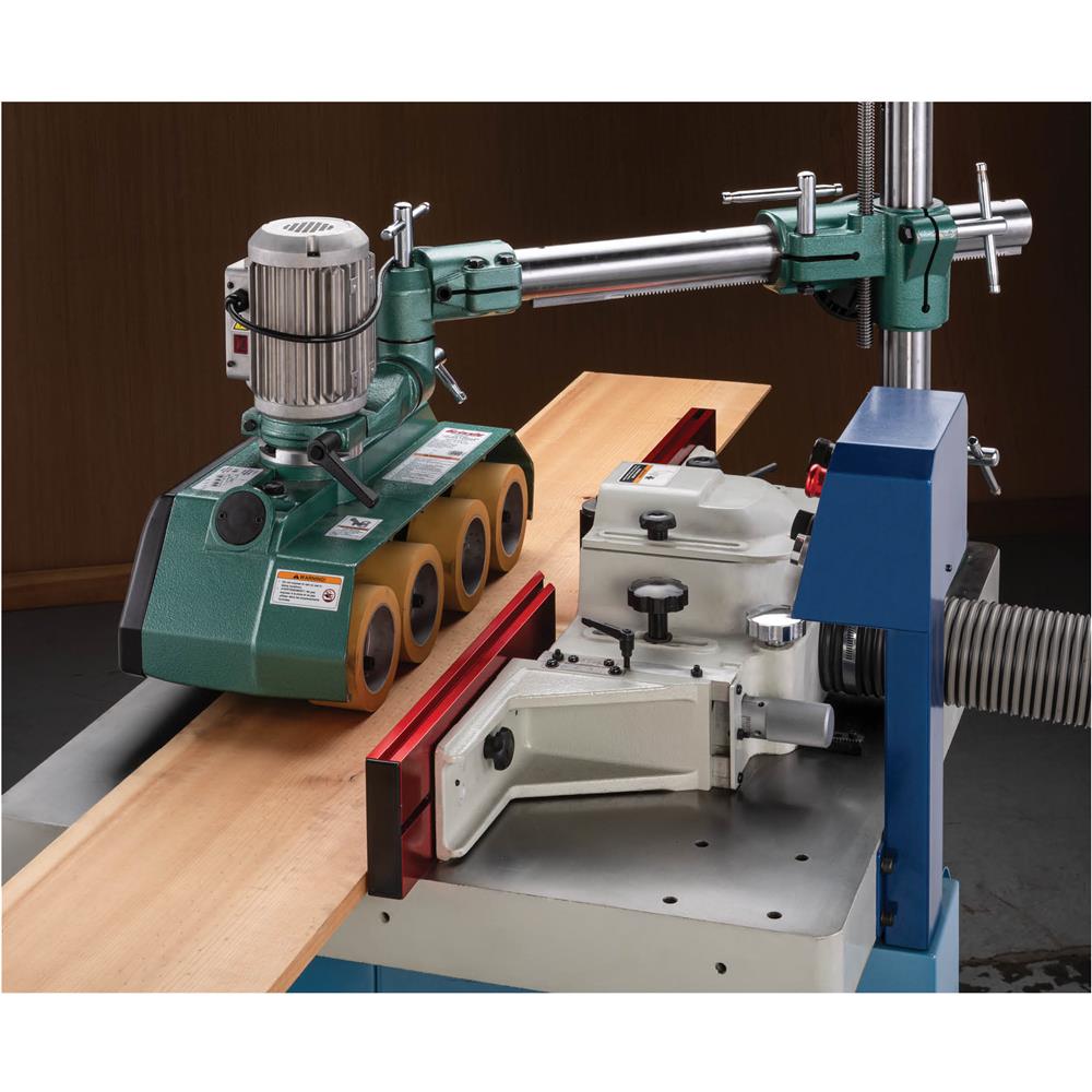 1 HP Variable-Speed 4-Roller Power Feeder, Single-Phase