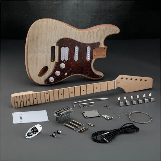 Quilted Maple Electric Guitar Kit