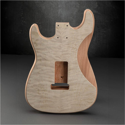 Quilted Maple Electric Guitar Kit