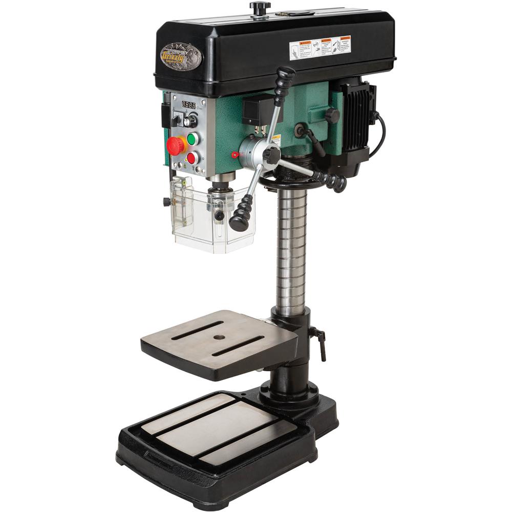 16" Benchtop Variable-Speed Tapping Drill Press