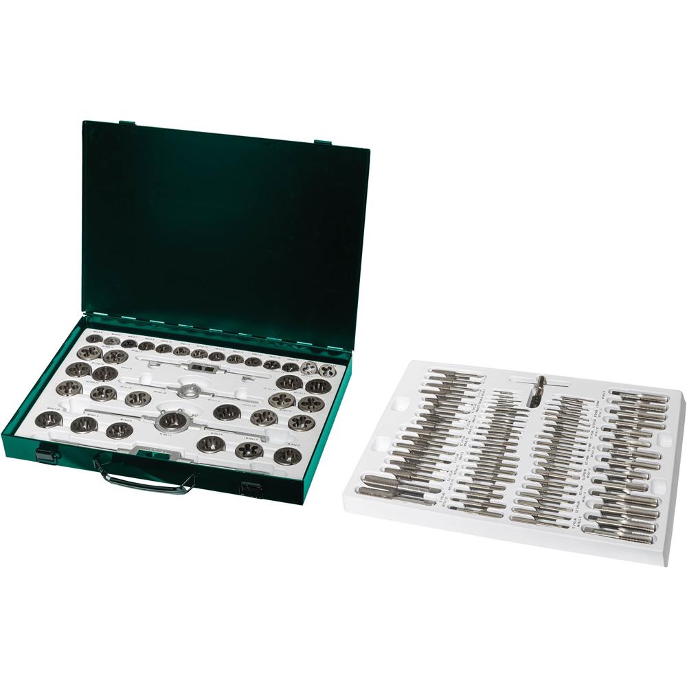 110-Pc. Metric M2 HSS Tap & Die Set