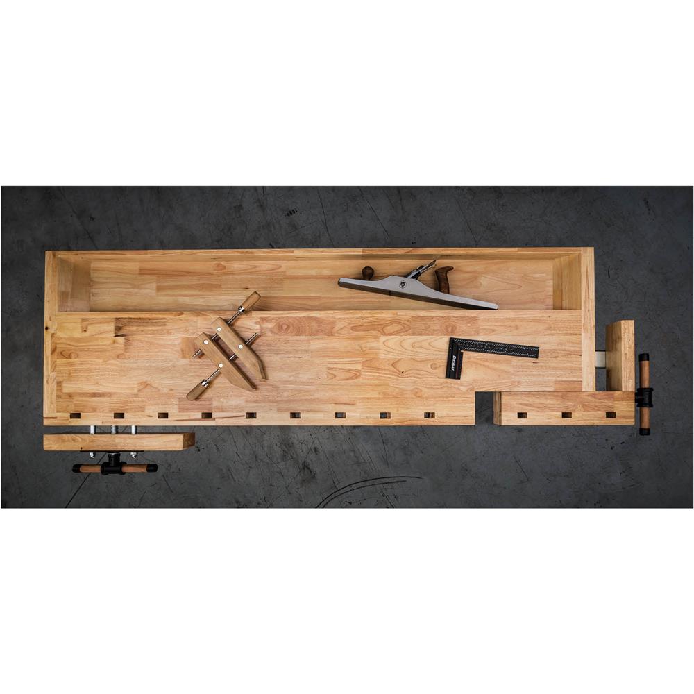 80" 9-Drawer Euro-Style Butcher Block Workbench