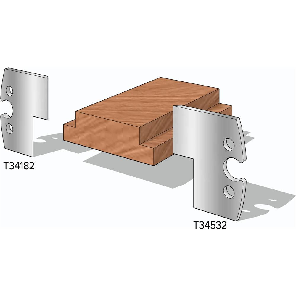 3/4" Shiplap Side Knives, 2-Pk. - Left