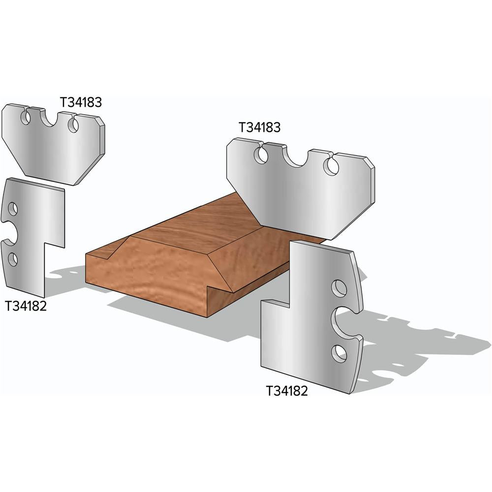 3/4" Shiplap Side Knives, 2-Pk. - Left