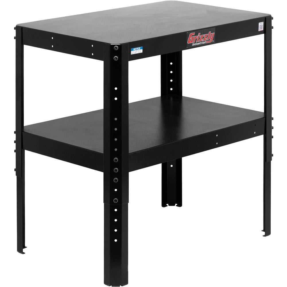 36" x 24" Benchtop Machine Stand w/ Power Outlets