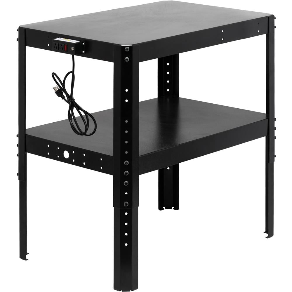 36" x 24" Benchtop Machine Stand w/ Power Outlets