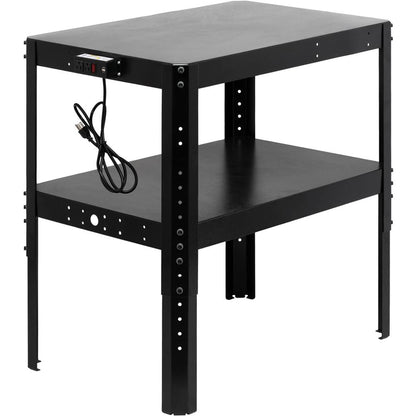 36" x 24" Benchtop Machine Stand w/ Power Outlets