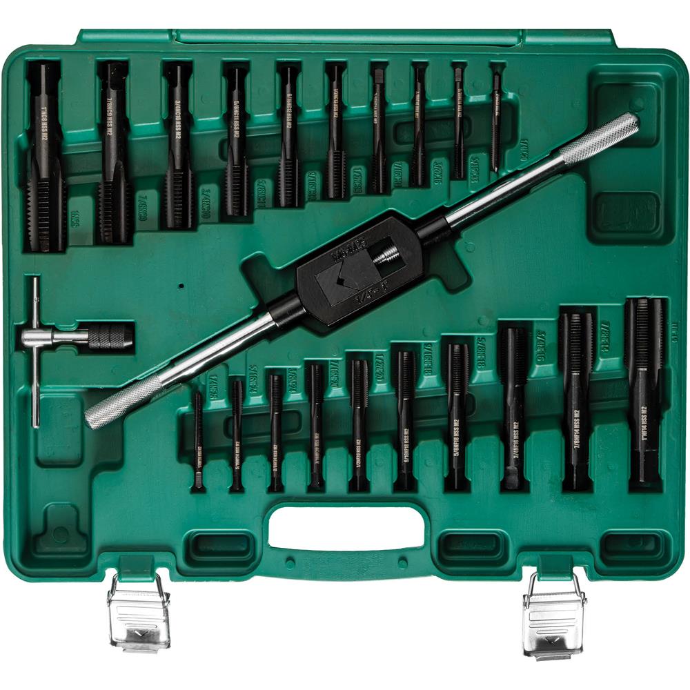 45-Pc. SAE M2 HSS Tap and Die Set