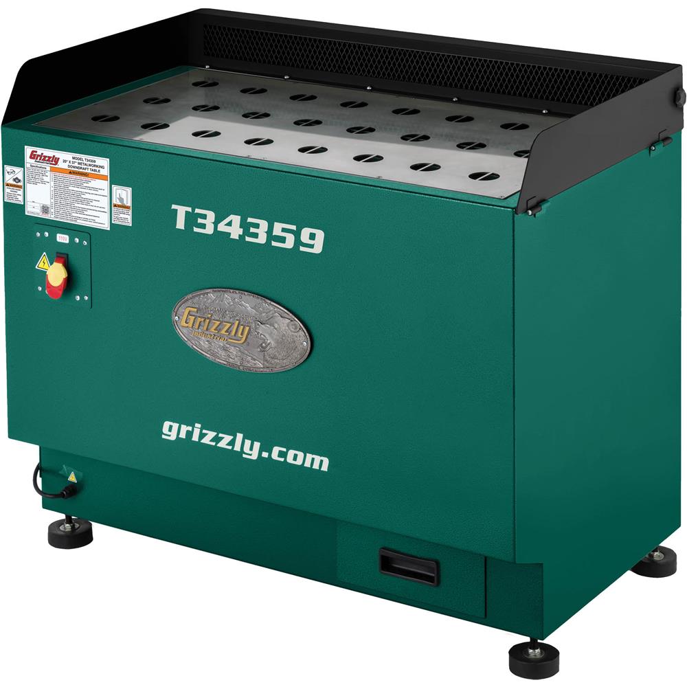 20" x 37" Metalworking Downdraft Table
