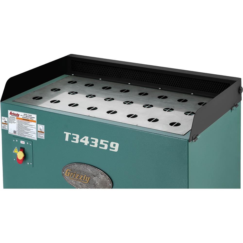 20" x 37" Metalworking Downdraft Table