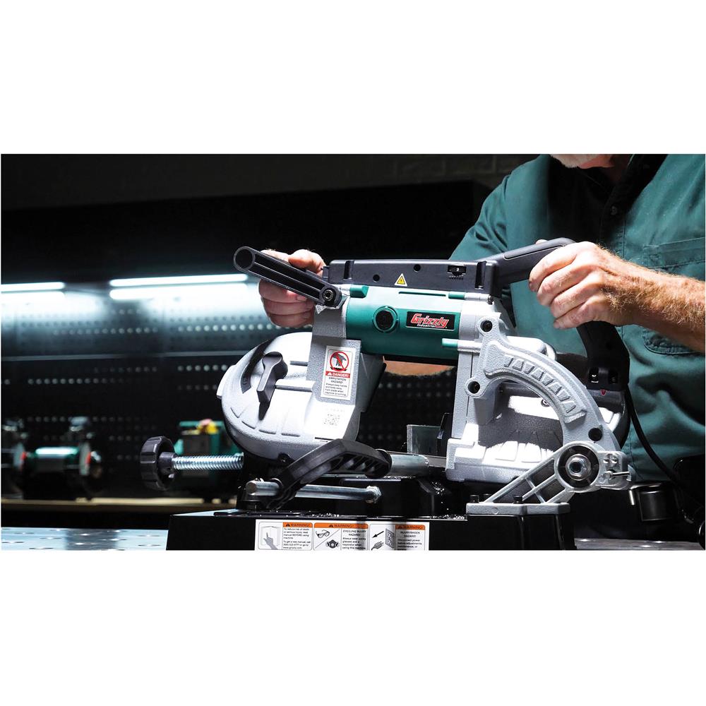 4-1/2" Portable Metal-Cutting Bandsaw with Stand