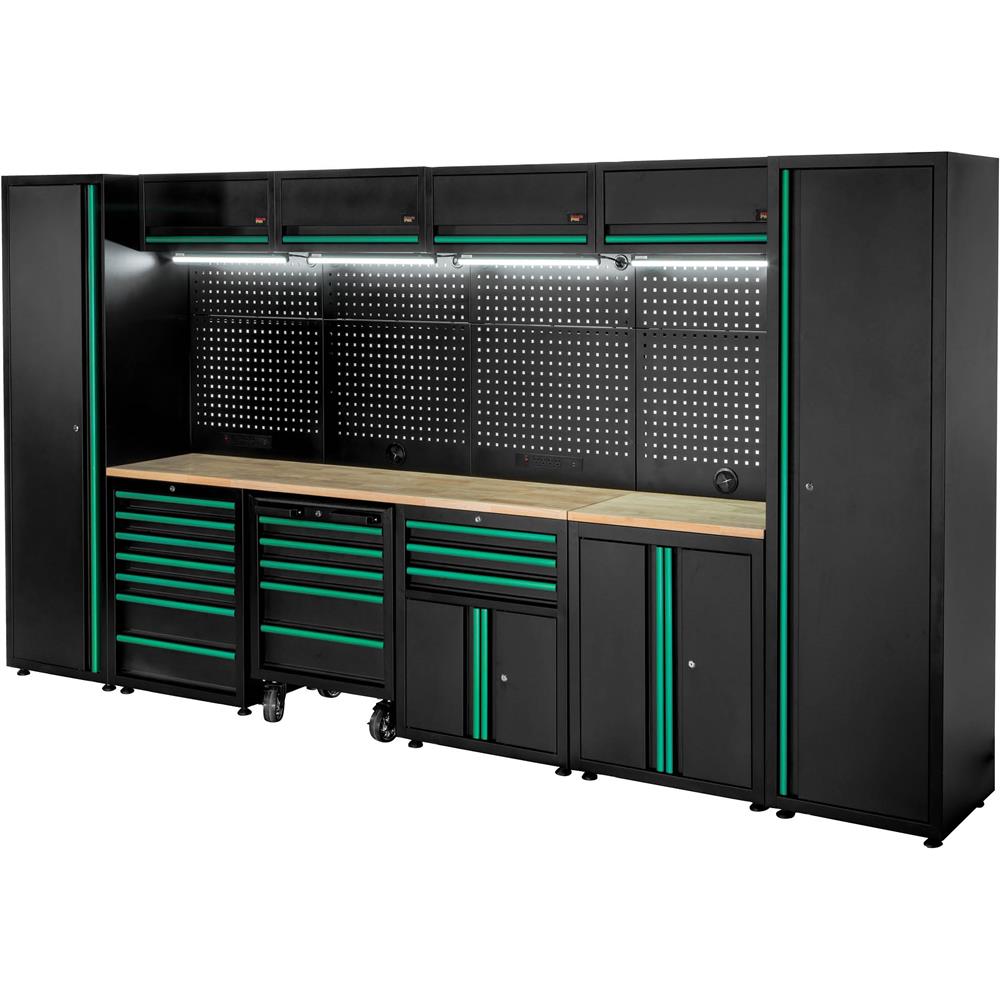 10-Pc. 15 Drawer 8 Cabinet Modular Cabinet Set