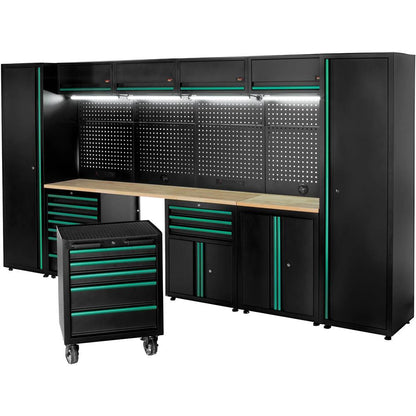 10-Pc. 15 Drawer 8 Cabinet Modular Cabinet Set
